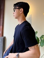 ヒントステーション フォーメンズ(HINTSTATION for Men's)&nbsp;〈浅草美容室〉クセを活かしたナチャラルショートマッシュ