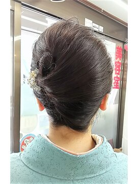 美容室ゆふー 和装アップ
