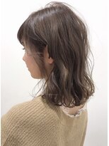 ラパンセ ブルー(LA PENSEE BLEU)&nbsp;【LA PENSEE】ゆるふわセミディ ブランジュ ベージュ 伸ばしかけ