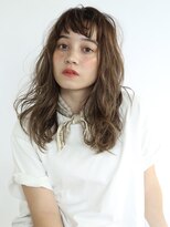 アンドレイ 表参道(andrey)&nbsp;【ANDREY 宮村】ミルクティーベージュ×オン眉バング