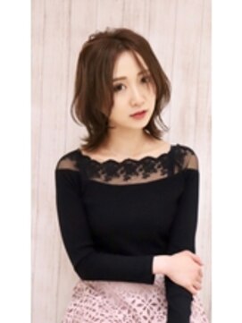 ソファ ヘア 仙台(Sofa) ミディアムレイヤー【Sofa仙台/髪質改善/oggiotto】