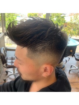ヘアーアンドリラックス 十日市場店(hair & relax y-21) フェードアップバング