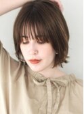 【30代 40代】丸みのある 大人可愛い ショートボブ