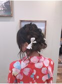 お祭り・お祝いにピッタリ！ヘアアレンジ
