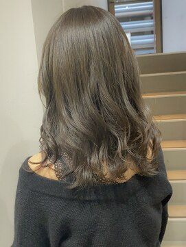 ネイヴィル オモテサンドウ(navile omotesando) ☆ブリーチなしオリーブグレージュ☆20代30代40代