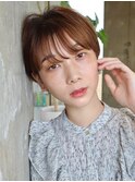 フレンチガーリショート/シースルーバング/20代30代40代