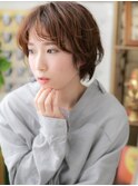 外国人風シースルーバングマッシュウルフボブb大宮20代30代40代