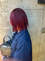 アルカナ 明治神宮前原宿(ARCANA)&nbsp;チェーリーレッド　切りっぱなし