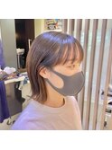 耳かけとの相性◎切りっぱなし外ハネ style by平瀬
