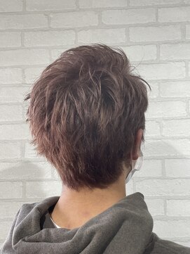 ビスイル 秋葉原店(Vis ill) メンズ/ブリーチ/透明感/ピンクベージュ/マッシュパーマ