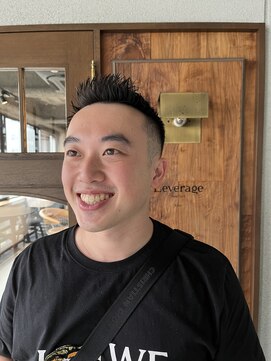 リバレッジ 広尾(Leverage) 外国人風フェードスタイル