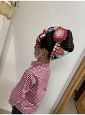 七五三日本髪ヘアセット【ヘアセット/浴衣/立川/浴衣立川南】