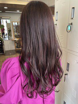 ハンズエミュ(hands emu) イノアカラー×ピンクアッシュ