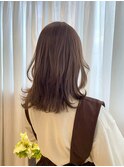 ブリーチ無しイルミナダブルカラー×ベージュカラー