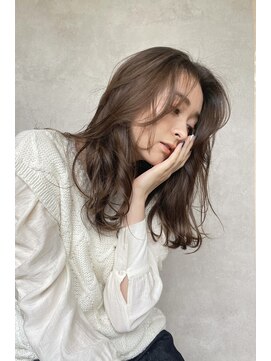 メゾンドイギー(MAISON de IGGY) かきあげ前髪のイメチェンくびれ#フェザーバング#大人かわいい