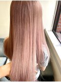 【Laff】新宿 ベビーピンク ハイトーンロングイルミナカラー