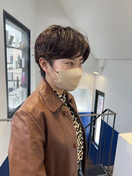 トレス(TRESS) スウィングショート　ショートパーマ　毛流れショート