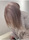 3325グクマッシュボブビビッドカラーウザバング耳だしショート