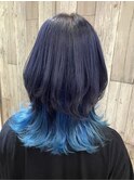 【新宿TOMCAT】インナーカラー &nbsp;水色