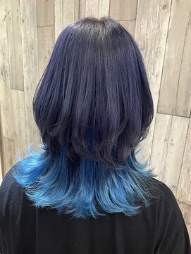 トムキャット(TOM CAT) 【新宿TOMCAT】インナーカラー 水色