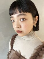 【PARK】切りっぱなしボブ×ワイドバング