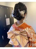 【Miyuki】結婚式お呼ばれヘアアレンジ&振袖着付け