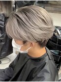 メンズハイライトバレイヤージュ   韓国マッシュ/ダークアッシュ