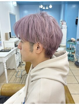 グラスペディア(graspedia) メンズピンクカラー【広島派手髪】【広島ハイトーン】