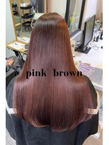 シャルムバイケンジ(Charm.by KENJE)&nbsp;【ピンクブラウン】銀座/似合わせカット/トリートメント/カラー