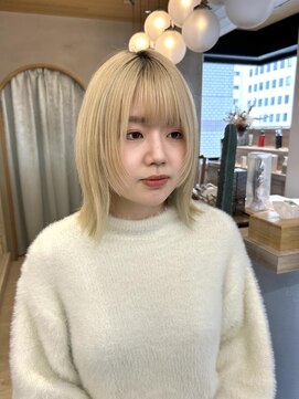 ロンドアジュール 横浜(Lond azur) ★横浜顔まわりカット！顔まわりレイヤー！ポイントレイヤーボブ