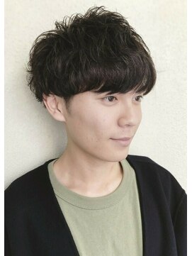 アン たまプラーザ(un) ポイントパーママッシュショート【たまプラーザメンズカット】