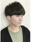ポイントパーママッシュショート【たまプラーザメンズカット】