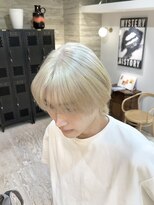 ヲタク(wotaku.)&nbsp;メンズハイトーンホワイトブロンドベージュ抜きっぱなしブロンド