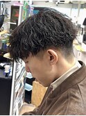 ツイストスパイラルフェザーパーマサーブカールニュアンスパーマ