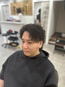 スウェル 船橋店(Swell) #ベリーショート#ダークアッシュ#ニュアンスパーマ#韓国マッシュ