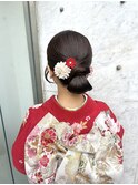 着物アレンジ＊艶感タイトアップ/結婚式.お呼ばれ