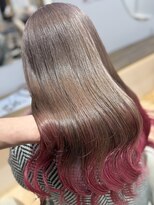 ラビスモア(Lovis moa)&nbsp;切りっぱなしボブ/ピンクブラウン/エアリーロング/美髪のススメ