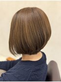 絶壁解消/ひし形/大人可愛い/斜めバング/40代/ミセスヘア51C
