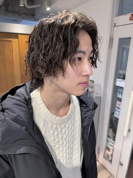 キャンバス バイ ネオリーブ 横浜西口(Canvas by neo.) 横濱★ツイストスパイラルパーマ縦落ち