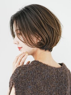 インセプション 銀座(INCEPTION) 前下がりショート・ボブ/絶壁解消/前髪あり/40代/30代/内巻き