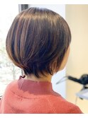 グラデーションショートボブ