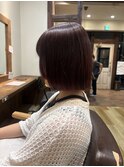 切りっぱなしボブ