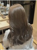 オリーブグレージュ/透明感カラー