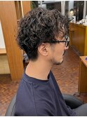 メンズ/メンズパーマ/縦落ちパーマ/サーフカール