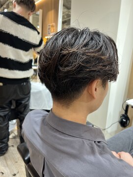 ルースト 渋谷店(ROOST) MEN’S HAIR/波巻ツイストスパイラル/フェザーパーマ/眉毛/渋谷
