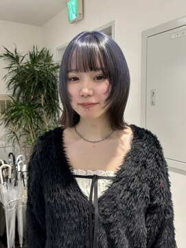 冬光ルーツのボブウルフ│ちょっぴりデザインでアクセント◎