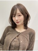 ミディアムレイヤー韓国オリーブベージュ