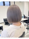 シルバーグレー/グレーシルバー/シルバーアッシュ/ボブ