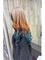 トムキャット(TOM CAT)&nbsp;ベージュ×オレンジ×ターコイズdeデザインカラー