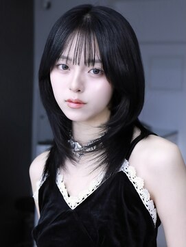 サンド ミュウ 横浜店(sand mieu) レイヤーカット/ハッシュカット/髪質改善/グレージュ/横浜